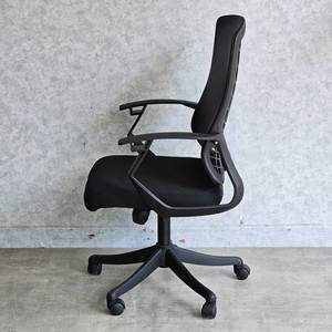 Chaise de bureau pivotante GAK855, dossier en maille ergonomique, design minimaliste contemporain, hauteur réglable, base en plastique, matériau en tissu - Product Image 6