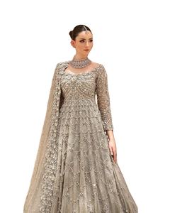 ชุดเดรสเจ้าสาวสำหรับงานแต่งงานและงานปาร์ตี้แห้งเร็วแห้งไวยาวถึงพื้น - Product Image 4