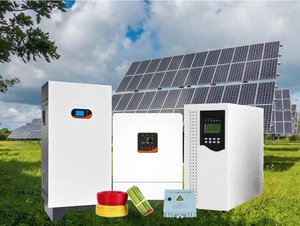 Système d'énergie <span class=keywords><strong>renouvelable</strong></span> solaire de 5 kW à 100 kW, kit de panneaux solaires photovoltaïques PV avec panneaux solaires pour usage domestique et commercial - Product Image 1