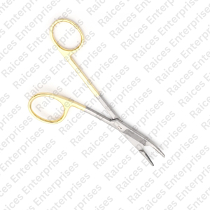 Nuevo Portaagujas Foster Gillies T.C. Estándar, Recubrimiento Parcial de Oro, Carburo de Tungsteno, Portaagujas Quirúrgicos de Grado Médico con Certificación CE - Product Image 3
