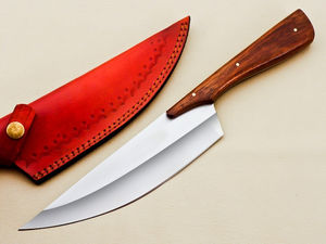 Couteau de chef professionnel personnalisé, haute qualité, fait main, lame en acier Damas D2, couteau de camping, service OEM, couteaux de cuisine - Product Image 5