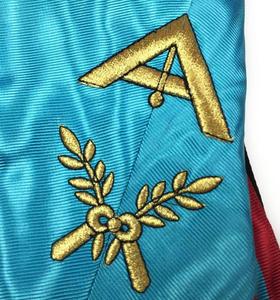 Calidad Premium Memphis Misraim Francés Regulación Collar Set Turquesa Máquina Bordado Artesanía Bajo MOQ Servicio OEM - Product Image 4