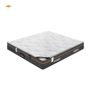 5 Star Hotel Luxury Quuen Size Bed Mattress Custom Roll Package Pocket Spring Foam Mattress For Furniture In A Box