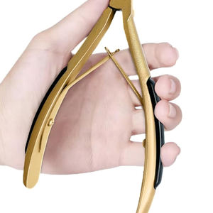 Gold Color <b>Tape</b> in Hair Extension Extensions Top Quality Hair Tools Pliers Micro Ring Loop Made in Pakistan - Product Image 6