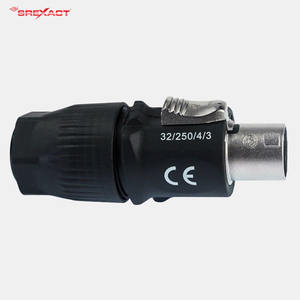 ขั้วต่อไฟเวที250V พร้อมตัวเรือนไนล่อน PA66ผ่านการรับรอง CE 32A AC - Product Image 4