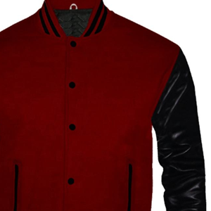 Men's High Street <b>Smart</b> Stylish Winter <b>Jacket</b> High Quality Varsity Design Wool Body Genuine CollegeBaseballjacket for men - Product Image 5