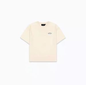 เสื้อยืดออกกำลังกายฮิปฮอปผ้าฝ้าย 100% แบบสั่งทำพิเศษ (OEM) เป็นมิตรกับสิ่งแวดล้อม แขนสั้น ทรงโอเวอร์ไซส์ พร้อมโลโก้สั่งทำ - Product Image 6