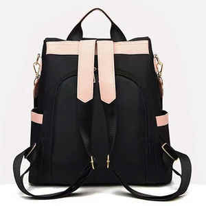 Bolso de viaje de un solo hombro Pequeño antirrobo Nylon Mochila para mujer Monedero de moda con cierre de cremallera por damas - Product Image 5