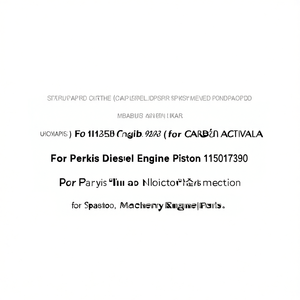 Piston de rechange pour moteur diesel Perkins 115017390 pour la construction - Product Image 2