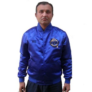 Blousons Bomber en Satin Noir Écologiques pour Hommes RBI – Styles Universitaires et de Baseball – Prêts pour l'Hiver - Product Image 3