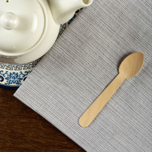 Ensemble de serviettes de cuisine tissées à séchage rapide en coton recyclé noir Chambrey carré de serviette pour la maison hôtels restaurants enfants-durable - Product Image 1