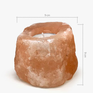 Meilleure vente de bougie au sel rose de l'Himalaya du Pakistan Style fleur sculptée Fabricant et prix de gros - Product Image 3