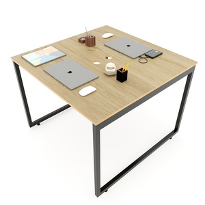 Pieds de table/banc au design minimaliste pour système de table Slean 100x100cm HCSL014 - Product Image 6