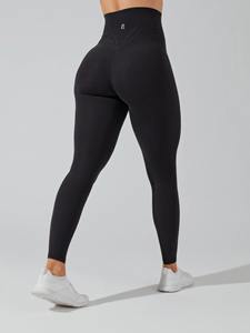 Pantalon de yoga taille haute pour femme Levage de la hanche Leggings de fitness à séchage rapide Pantalon de sport d'été Haute élasticité - Product Image 2