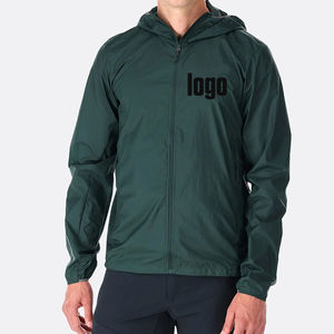 Chaqueta de lluvia con logotipo personalizado para hombre, chaqueta impermeable de nailon para deportes al aire libre, chaqueta para correr con logotipo, chaqueta cortavientos para la nieve - Product Image 1