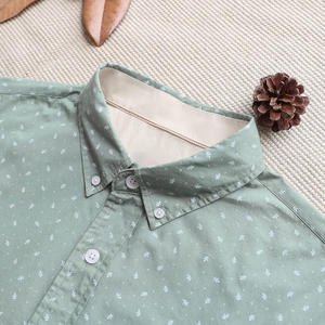 Chemises à manches courtes pour hommes avec motifs imprimés, broderie d'étiquette de logo personnalisé et options de marque personnelle - Product Image 5