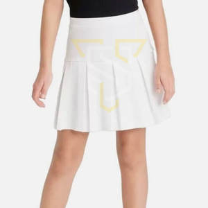 Jupes d'été en coton de qualité supérieure pour femmes Design personnalisé Logo Casual Solid Pattern Mini Breathable OEM Service - Product Image 1