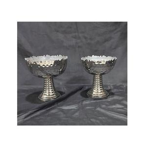 Bol en aluminium métal martelé chocolat dattes forme ronde taille et logo personnalisés pour les fournisseurs de gros - Product Image 5