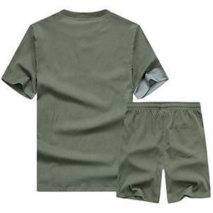 Summer Street Wear Tracksuit Men Training Jogging <b>Suit</b> 2 PC <b>Suit</b> <b>T</b> <b>Shirt</b> and Short Set Men's Twin Set With Custom Design - Product Image 3