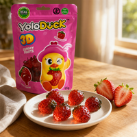 Yoloduck Groothandel Premium Echt Fruit Sap Sappige Centrale Vulling Overvloedige Smaak Schattig Eendjes Design Fruit Gummies