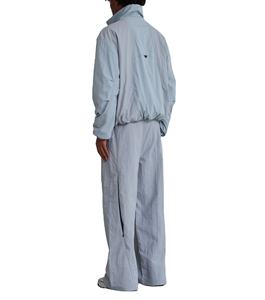 Ensemble de survêtement coupe-vent sur mesure pour hommes, taille plus, motif uni, polyester, nylon, fermeture éclair, coupe-vent - Product Image 4