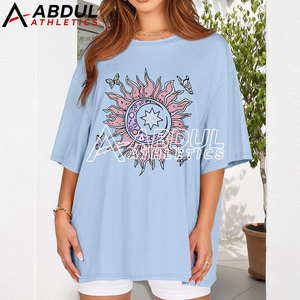 T-shirt oversize décontracté pour femmes, haut en coton doux, coupe ample, streetwear confortable, t-shirt oversize pour femmes - Product Image 2