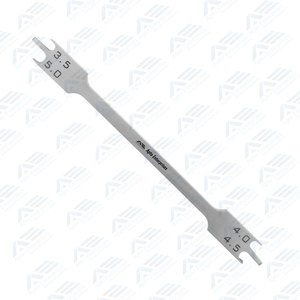Équipements dentaires, instruments dentaires, instruments médicaux, jauge orthodontique dentaire professionnelle, jauge de hauteur de bracket en acier inoxydable - Product Image 1