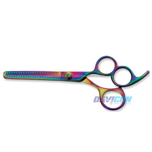 Tijera Profesional de adelgazamiento, instrumento de belleza, Color arcoíris - Product Image 6