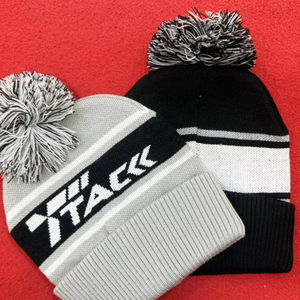 Bonnets jacquard personnalisés, bonnets en tricot avec doublure en soie satinée, bonnets de course 2025, bonnets jacquard - Product Image 5