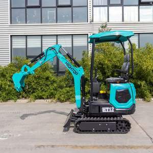 Mini pelle HT12 abordable de 5 tonnes, parfaite pour les projets de construction de petite à moyenne taille, économe en carburant et facile à transporter - Product Image 1