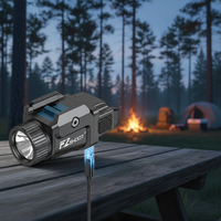Mini lampe torche LED rechargeable EZshoot 500 lumens, mode stroboscopique, corps en aluminium, pour la défense à domicile, la chasse, le camping, les situations d'urgence