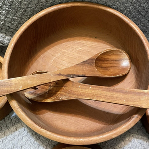 Cuenco de madera Natural 100%, cuenco multiusos para servir el desayuno, aperitivos, sopa, artículos para el hogar, cocina, cuenco japonés de HHO - Product Image 4