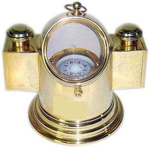 Décoration de la maison jumelles en laiton antique de marine victorienne vintage jumelles 6 avec étui en cuir télescope bonne qualité Top vente - Product Image 2