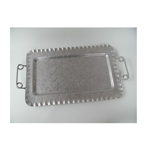 Aluminum Serving Tray with simple design Home <b>Wedding</b> Tabletop Decoration Customized Logo baking tray - Product Image 5