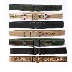 BLT01 Custom Men's Heavy Duty Canvas Waist-Adjustable <b>Belt</b> Quick-Release Plastic Buckle for Tactical Outdoor Sports - Product Image 1