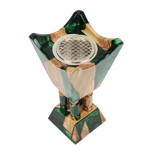 Handmade <b>Wooden</b> Mabkhara Incense <b>Burner</b> with Lid Arabic Bakhoor Aromatherapy Diffuser <b>Wooden</b> Madkhara <b>wooden</b> - Product Image 4