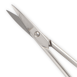 Qnq กรรไกรทำเล็บมือสแตนเลสแบบมืออาชีพกรรไกรเล็มขนบนใบหน้าเครื่องมือความงามปลายแหลมตรงสำหรับคิ้ว - Product Image 6