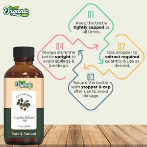 Aceite de bálsamo orgánico Zing Copaiba 100% Aceite esencial puro para el cabello Características aromáticas Precio bajo Embalaje personalizable Suministro OEM - Product Image 5