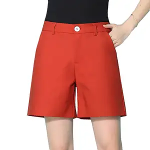 2024 women summer shorts with pockets casual shorts with button closure breathable popular best selling summer shorts