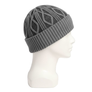 Gorros de punto con puño, personalizables, 100% algodón, refrescantes, deportivos, con estampado en relieve, unisex, compatibles con casco. - Product Image 3