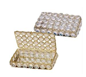 Light Luxury Crystal Jewelry <b>Box</b> Sample Room <b>Decorative</b> Arts and Crafts Ornaments Cosmetics <b>Storage</b> <b>Box</b> - Product Image 1