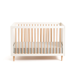 Cuna de Bebé Dodo Cuna de Bebé Fabricada En Madera de Caoba Alta Calidad Con Madera Natural y color blanco para salón. - Product Image 3