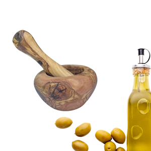 Cường độ cao nhanh hỗn hợp lớn chày vữa máy xay phụ kiện nhà bếp làm bằng gỗ - Product Image 3