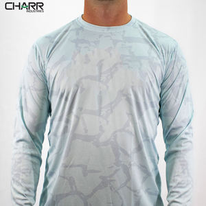 Camisas de pesca de verano hechas a medida de alta calidad para hombre OEM nuevo diseño transpirable algodón poliéster secado rápido logotipo largo personalizado - Product Image 4