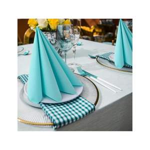 Ensemble de serviettes de table portables personnalisables en coton 100% de haute qualité, douces, plus épaisses, écologiques, zéro déchet pour la maison, le restaurant, les fêtes - Product Image 5