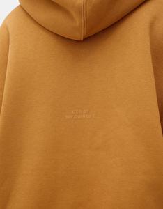 เสื้อสเวตเตอร์มีฮู้ดสำหรับผู้หญิง สีพื้น ผ้าฝ้ายผสมใยไผ่ ทรงหลวม สวมใส่สบาย เหมาะสำหรับฤดูใบไม้ร่วง แขนยาว มีกระเป๋า - Product Image 6