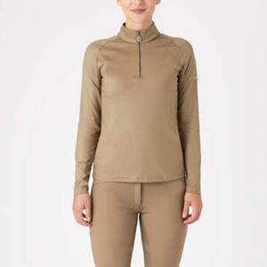 Chemises d'équitation vintage en tricot uni de haute qualité pour femmes 2025 à manches courtes personnalisables - Product Image 3