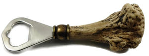 Ouvre-bouteille traditionnel en corne pour les cadeaux de qualité supérieure et la décoration de cuisine rustique par Tradebyd - Product Image 2
