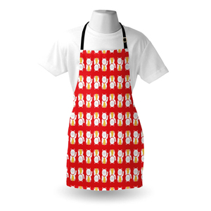 Hot Sale Durable Pure 100% Cotton <b>BBQ</b> <b>Apron</b> for Outdoor Cooking, Restaurant, and Hotel Supply - Product Image 4