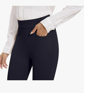 Pantalons de costume droits et extensibles pour femmes, à porter au travail, décontractés, avec poches, nouvelle arrivée, fabriqués au Bangladesh - Product Image 2